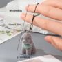 Toy Poodle Charm – Cute Fluffy Dog Keychain - Image 3