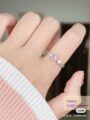 💕 Blush Heart Sparkle Ring - Image 2