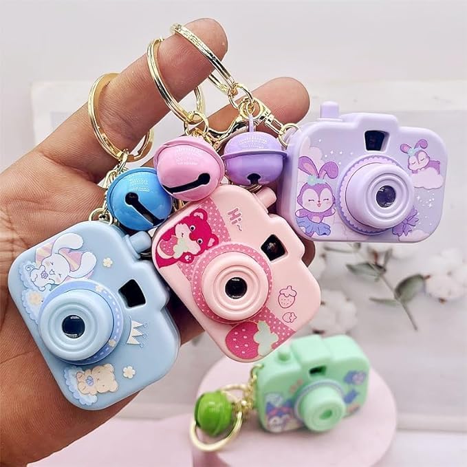 51jZuGI20BL πΈ Kawaii Cartoon Projector Keychain β Cute Mini Image Projection Charm for Bags & Keys - Image 1