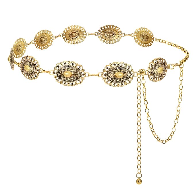 714TGdoMkML._SX679_ Boho π Shell Pattern Gold Waist Chain π - Image 1