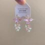 🌸Pastel Blossom Fairy Earrings | Sakura Petal Flower Dangle Jewelry - Image 3