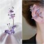 💜 Lavender Crystal Butterfly Earrings | Luxury Amethyst Floral Statement Jewelry