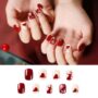 🎄❤️❄️ Christmas Red Heart & Snowflake Nail Art Set 🎄❤️❄️ - Image 2