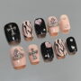 🎄💗Christmas Pink & Black Glam Nail Art Set 🎄💗 - Image 2