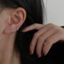 🤍 Minimalist Heart Ear Cuff – Elegant Open Love Ear Climber for Women ✨ - Image 3