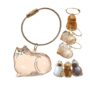 🐱 Cat Fur Keepsake Memorial Charm – Transparent Pet Memory Keychain Gift 💖